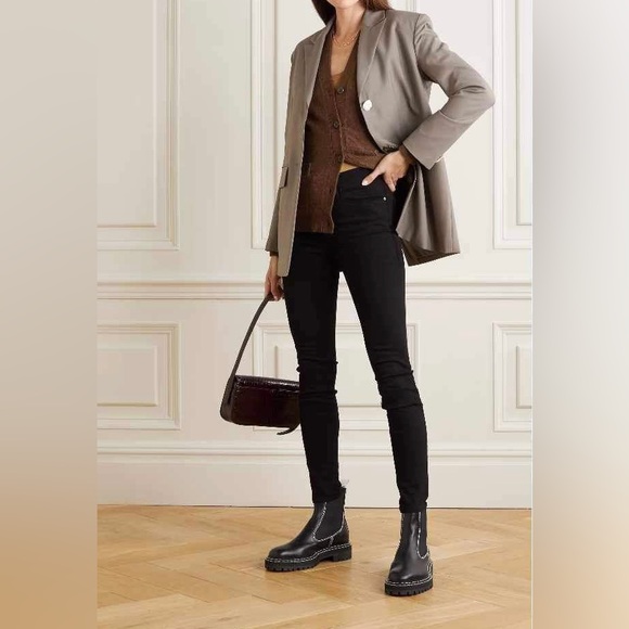 Frame denim Le skinny de Jeanne black skinny jeans 23 - Picture 2 of 8